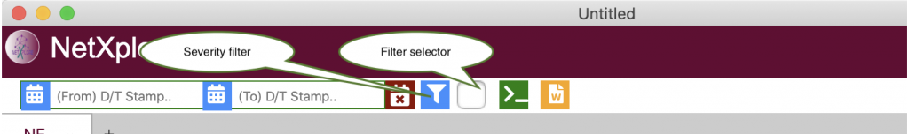 Syslog Severity selector